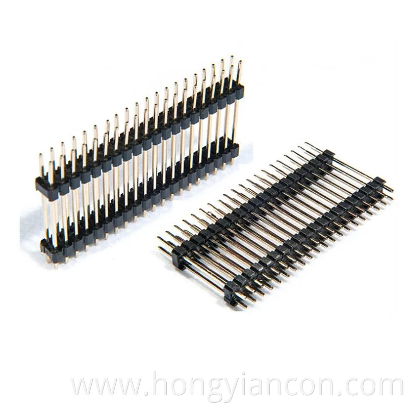 40 pin male right angle header 